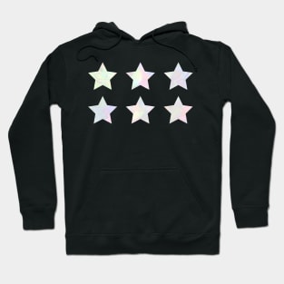 Iridescent star pattern Hoodie